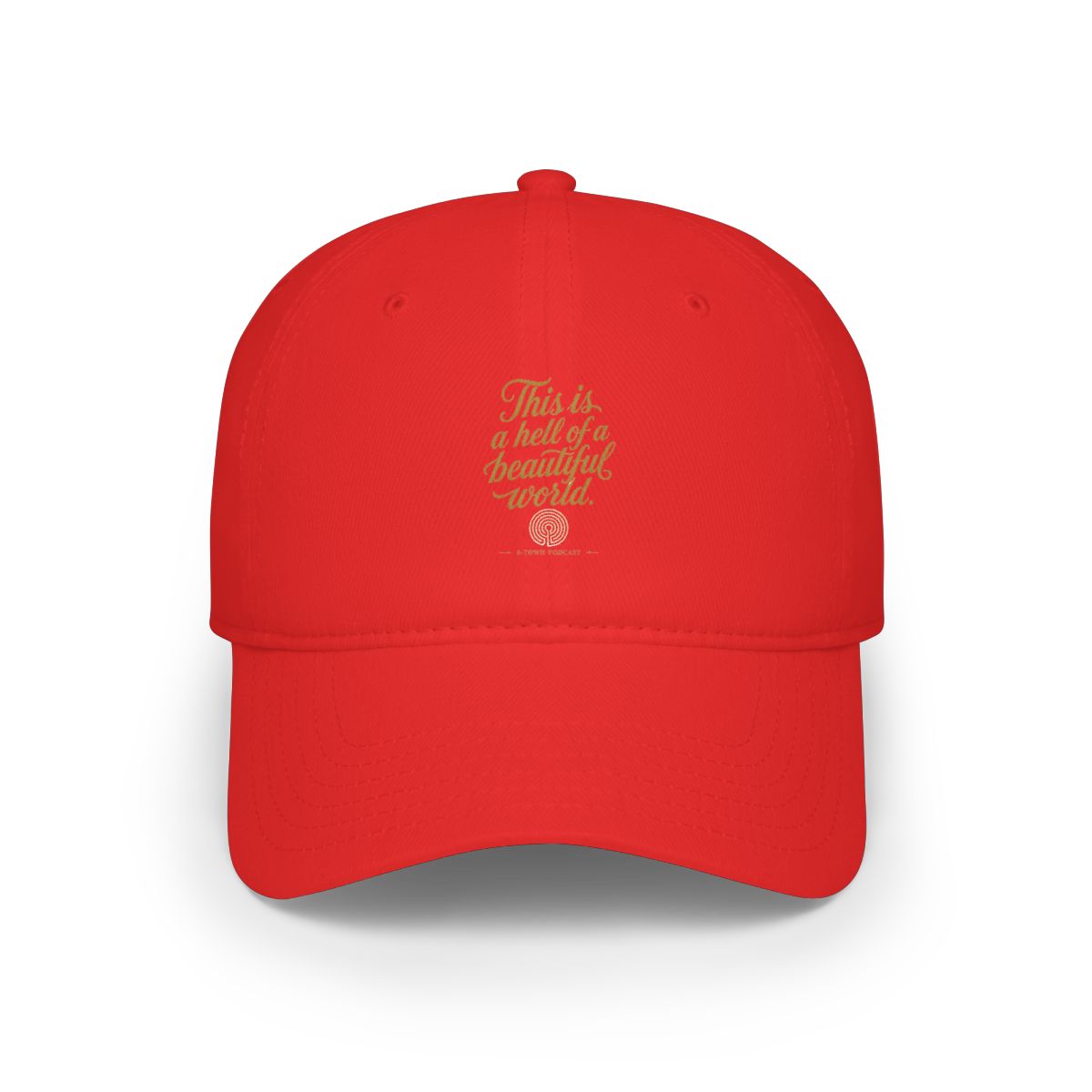 S-Town "This is a hell of a beautiful world." Hat - alternate angle 3, merchandise