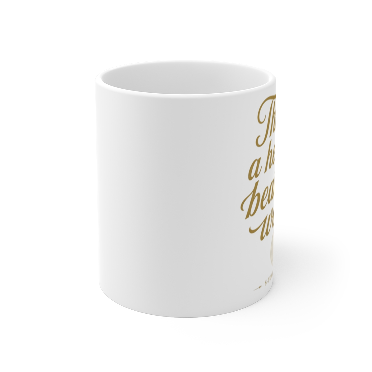 S-Town "This is a hell of a beautiful world." White Mug - alternate angle 1, merchandise